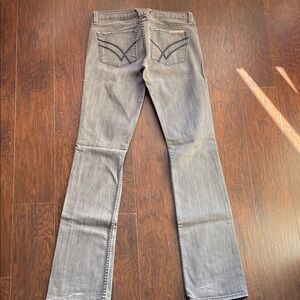 William Rast Women's Straight Leg Gray Jeans